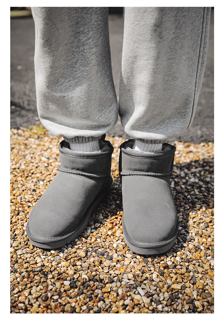 Botas de nieve de invierno para hombre, nuevas, de piel de vaca, gruesas, cálidas y antideslizantes, de algodón, talla grande, talla 40-45._voghion.com