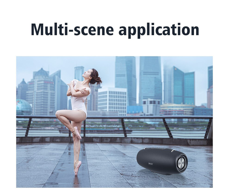 Zealot S67 Bluetooth-høyttaler Trådløs bærbar utendørs 60W lydboks Høyeffekt 360° Stereo vanntett subwoofer Sjokkerende tung bass_voghion.com