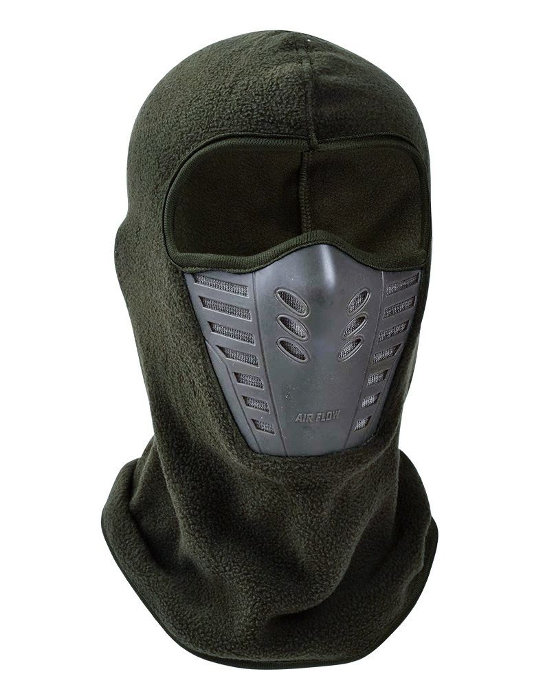 Maschera invernale da sci e ciclismo in pile spesso, scaldacollo, protezione, cappello caldo antivento, copricapo, visiera_voghion.com