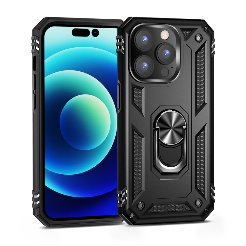 Magnetisk støtsikkert panseretui til iPhone 14 13 12 11 Pro Max X XR 8 Plus SE 2020 2022 14Pro ProMax støtsikker ring_voghion.com