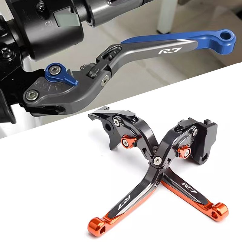 YZF R7 YZFR7 YZF-R7 Új motorkerékpár alkatrészek CNC 6 sebességes állítható behúzható összecsukható fékkuplungkar_voghion.com