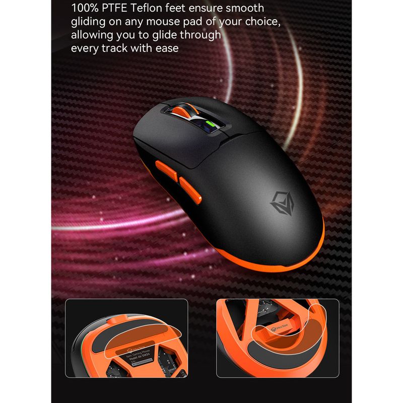AIrGW24 Wireless Gaming Mouse Wired Bluetooth Three-Mode Lightweight E-Sports Office Computer MEETION Mi Shen_voghion.com