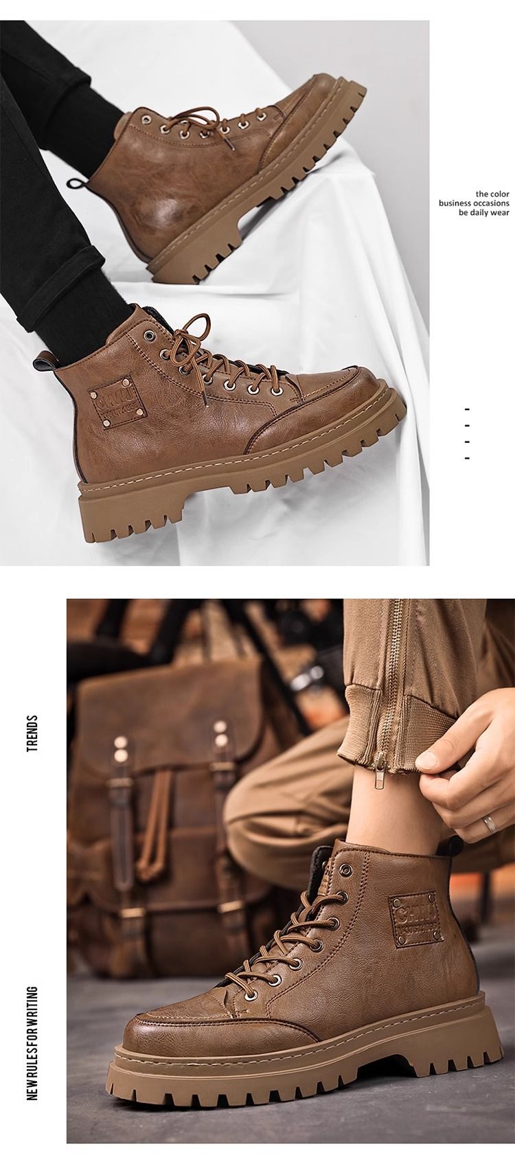 Martin Stiwwelen Hären Hierscht a Wanter Britesche Stil High Top Lieder Schong Hären Outdoor Aarbechtsstiwwelen Retro Sport Casual Moud Schong_voghion.com