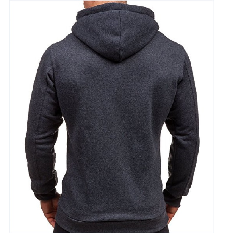 Felpa con cappuccio in cotone da uomo autunno-inverno con cappuccio e zip intera_voghion.com