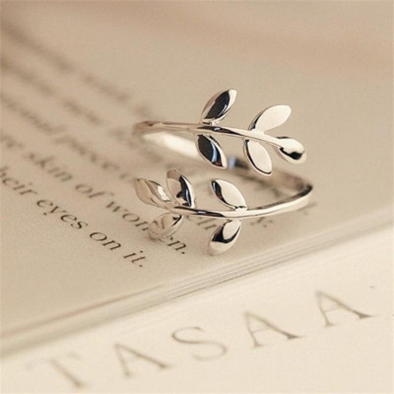 2025 Nieuwe aankomsten Mode Dames Open Blad Meisjes Multi Kleur Verstelbare Maat Botanische Vrouwen Knuckle Ringen Verloving Bruiloft Feest_voghion.com