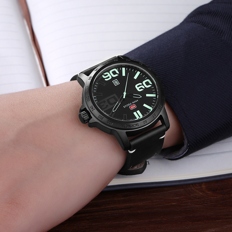 MINIFOCUS Multi-functional Waterproof Quartz Fashion Men's Watch 0169G_voghion.com