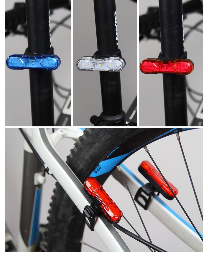 Fahrradrücklicht, Nachtfahr-Sicherheitserinnerungslicht, USB-Schnellladewarnung, Rücklicht, Fahrradausrüstung, Zubehör_voghion.com