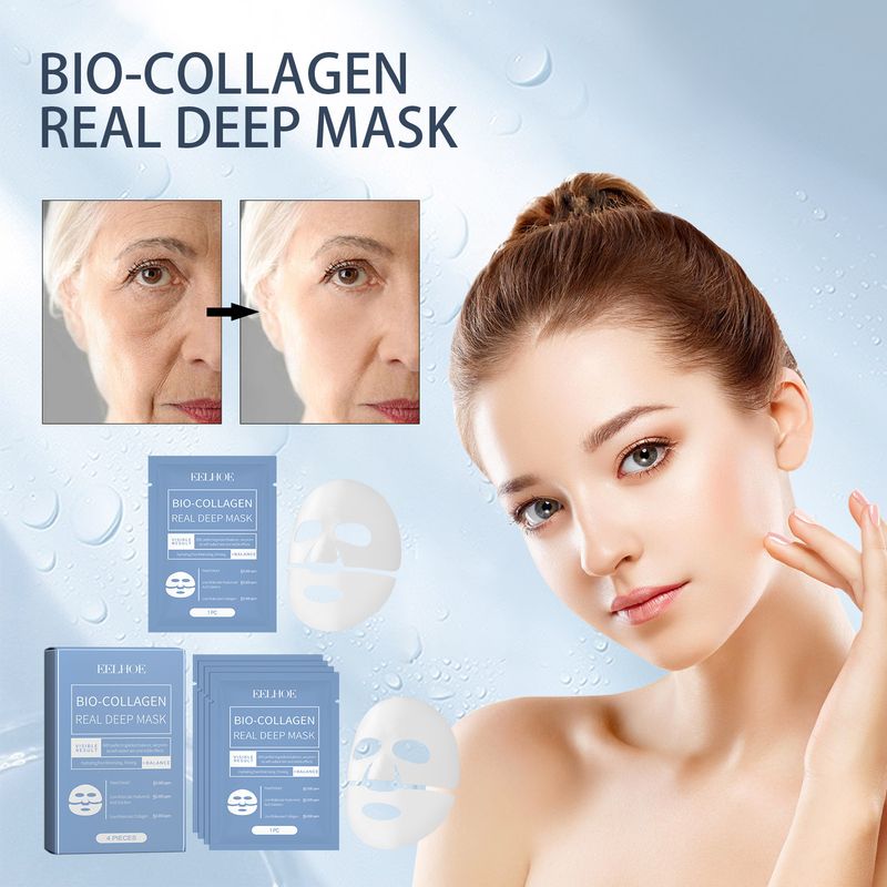 EELHOE Collagen Firming Smooth, tender, firm, whiten, brighten and moisturize skin facial mask_voghion.com