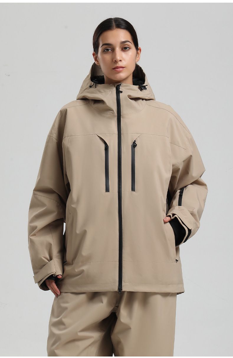New Men Jacket Snowboard Windproof Waterproof Breathable Loose Zipper American Professional Ski Suit Ladies_voghion.com