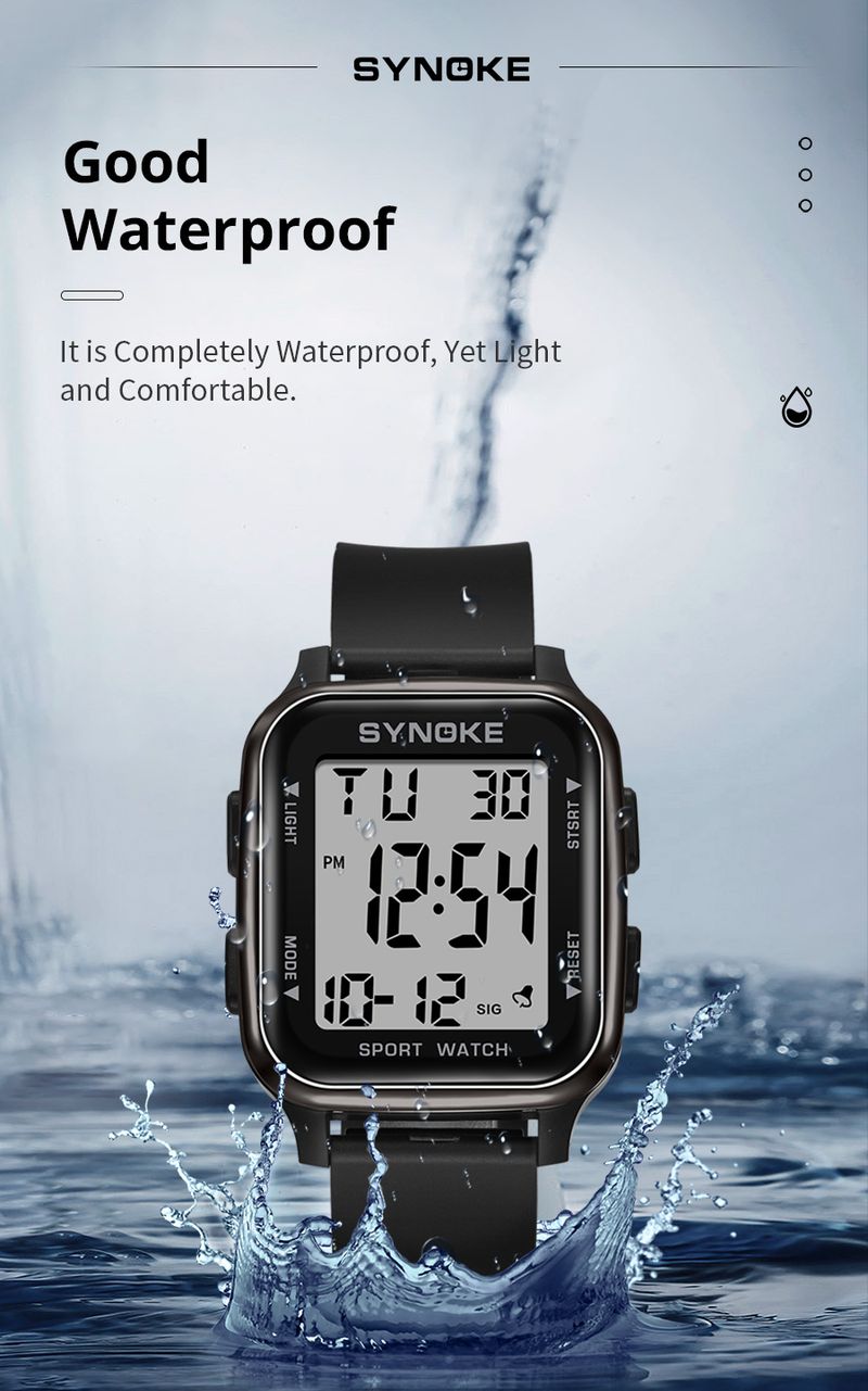 Outdoor Militär Digitaluhr Neu für Männer Mode Retro Herrenuhr Sport Wasserdicht Herrenuhr Multifunktionale Leucht_voghion.com