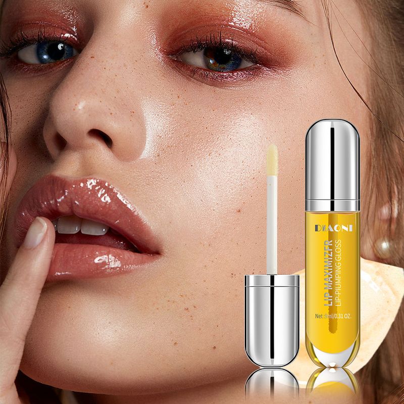 Huile de soin pour les lèvres DIAONI – Hydratation intense et repulpante, à l'acide hyaluronique et à la vitamine E (9 ml) | Gloss non collant_voghion.com