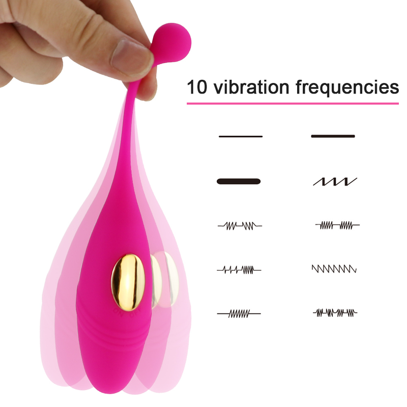 Fjernbetjening Vibrator 10 Modes Trådløs Vibrat USB Opladning Trusser Vibrerende bolde G Spot Stimulator Sexlegetøj for voksne_voghion.com