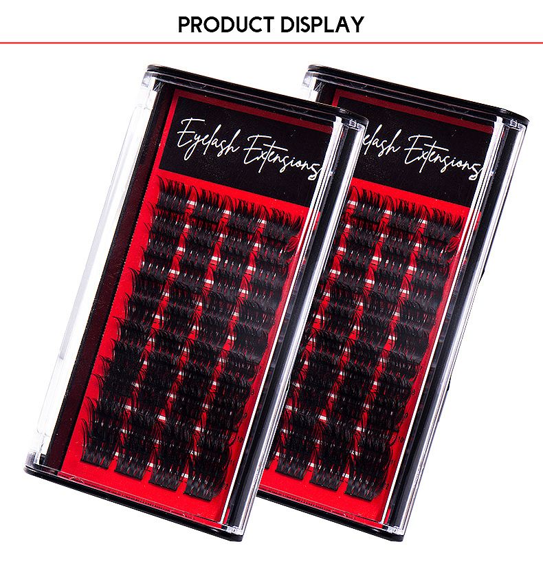 Lash extension set Large capacity single tufted hair section false eyelashes naturally thick lashes_voghion.com