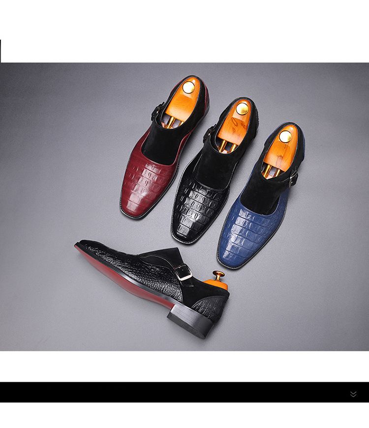 Men's Business Casual Dress Oxfords Formal Lace-Up Shoes for Office, Parties, and Daily Wear_voghion.com