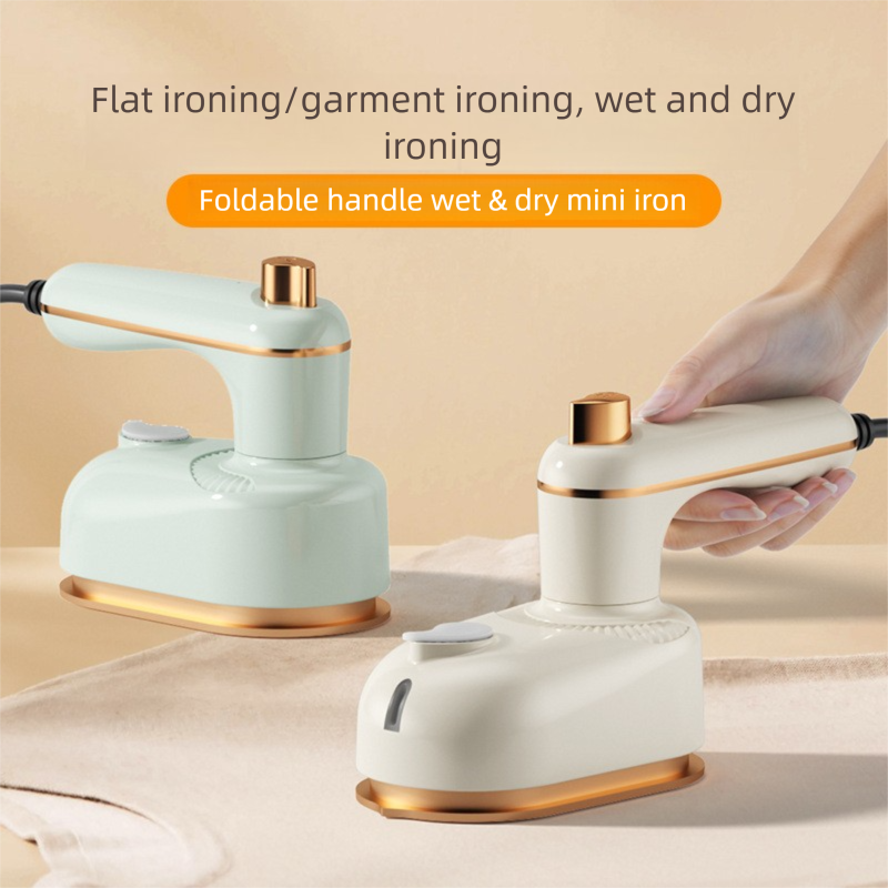 Faltbarer Handdampfer für Kleidungsstücke - Tragbares Dampfbügeleisen für den Reiseschlafsaal_voghion.com