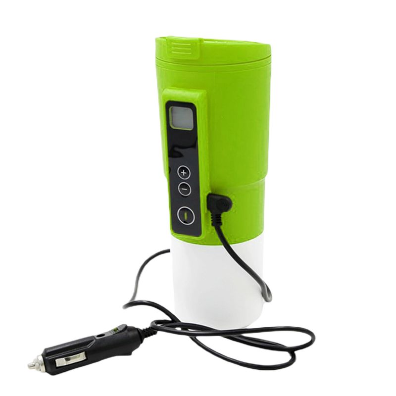 Car Heating Cup Temperature Control Travel Coffee Electric Mug_voghion.com