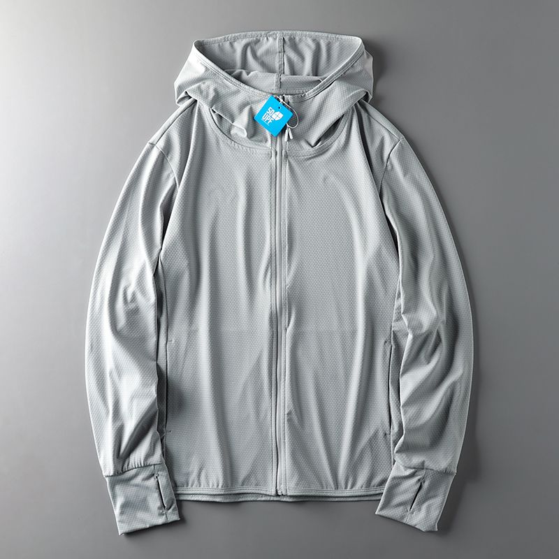 Chaquetas de pesca para hombre con capucha UPF50, secado rápido, suaves, con cremallera YKK._voghion.com
