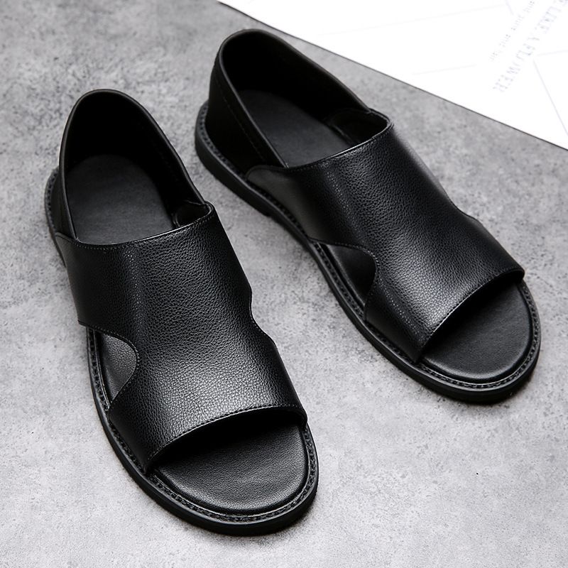 Sandali romani estivi di qualità imbattibile, nuovi, casual, antiscivolo, con suola morbida, da indossare come pantofole da guida._voghion.com