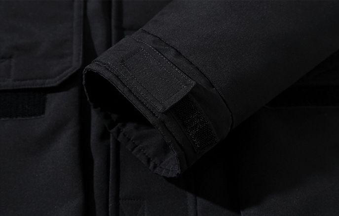 Herrenbekleidung Neue grenzüberschreitende Winter-Daunenjacke für Herren, verdickt, koreanische Version, langes Streifenlogo, lässig, große Arbeitskleidung, Jugendjacke_voghion.com