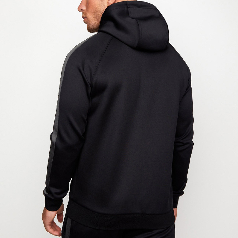 New Autumn and Winter Hooded Colorful Running Training Fitness Youth Sports Set Men's_voghion.com