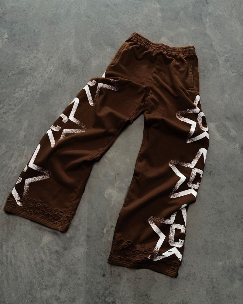 Men's Clothing Streetwear Jogger Pants With Elastic Waistband & Y2K Print - Hip Hop Rap Style Comfortable Lounge Sweatpants (Multiple Colors/Sizes)_voghion.com