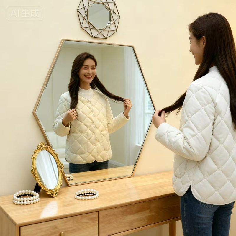 Round Neck Inner Jacke For Women Winer New Slim Fi Base V-Neck Solid Color Slimming Warm Shor Lighweigh Coon_voghion.com