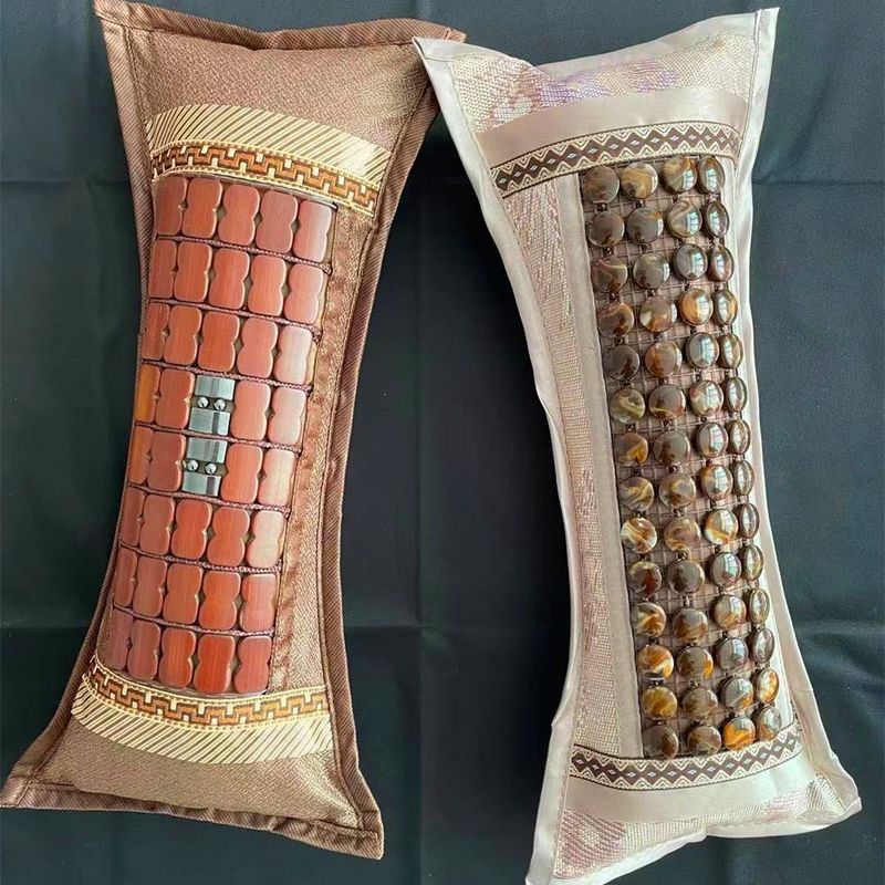 Universal Bamboo Fiber Support Pillow Soft And Firm Sleep Aid Corrective All Seasons Relieve Neck Pressure_voghion.com