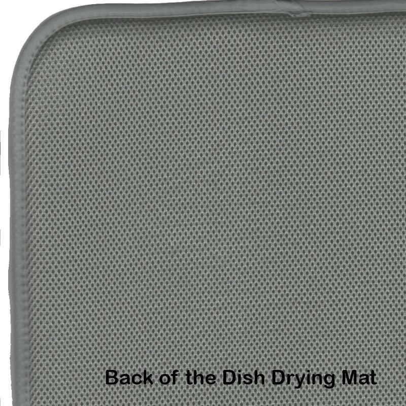 Smallmouth Bass Dish Drying Mat Absorbent Dish Drying Mat Pad for Kitchen Counter Dish Drainer Mat for Countertop, 14 x 21", Multicolor_voghion.com