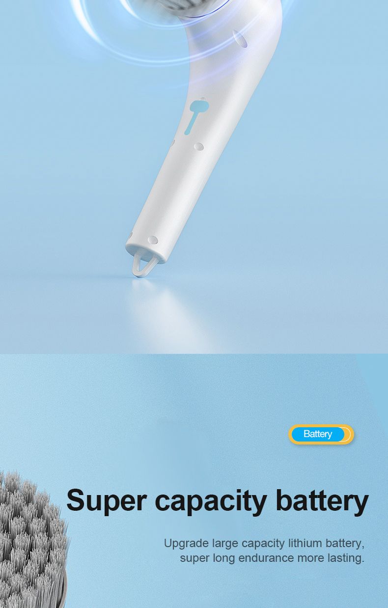 5-in-1 Electric Scrubber - Bathroom/Kitchen Cleaner, Multifunction Dryer, EU Home Deep Cleaning_voghion.com
