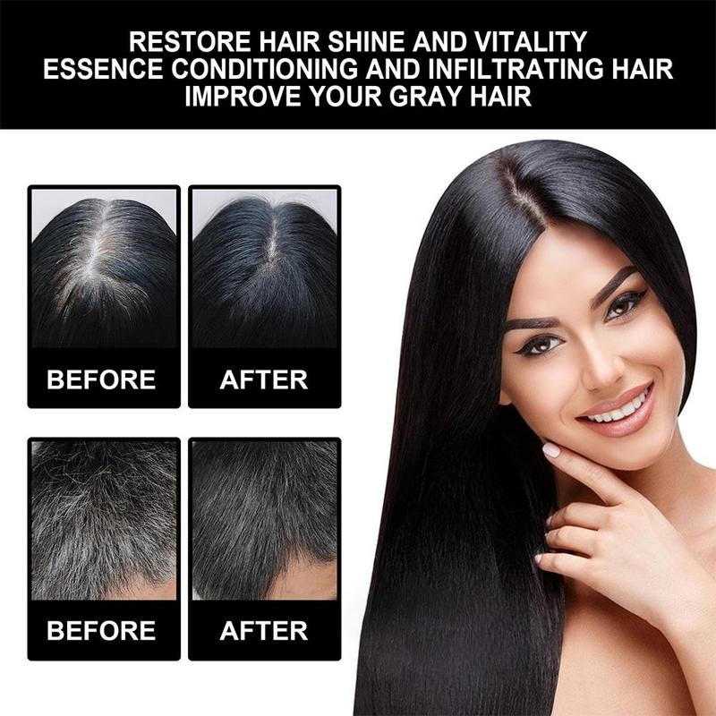200ml Polygonum multiflorum Shampoo per capelli neri 5 minuti Shampoo Black Black Herb Natural Faster Colorant Dye Hair Restore Into V4J4_voghion.com
