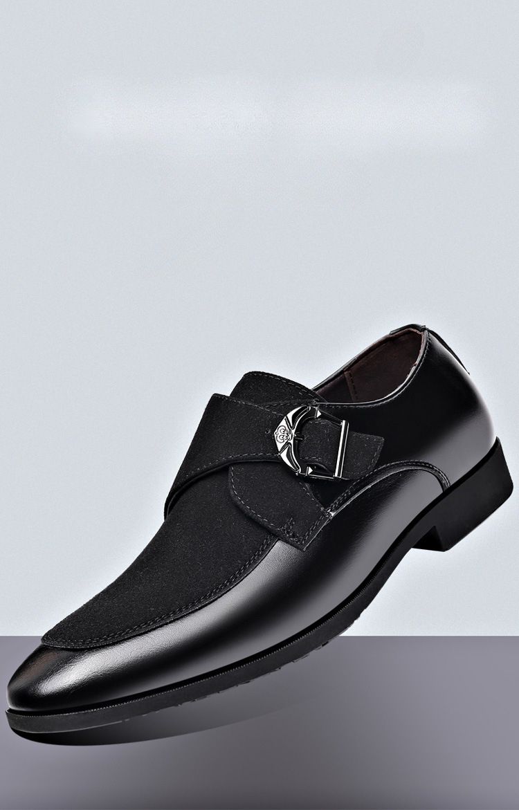 Scarpe Oxford eleganti casual da uomo, con lacci, per ufficio, feste e uso quotidiano_voghion.com