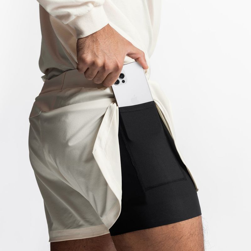 Shorts de gimnasio de 12,7 cm para hombre: malla transpirable para entrenamiento de verano (tejido elástico, secado rápido y ligero)_voghion.com