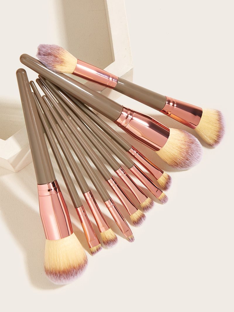 Make-up-Pinsel und -Tools, 15 Jumbo-Make-up-Pinsel, mehrfarbig, groß, 15 Champagner-Gold-Make-up-Pinsel, Schwarzgold, Bengalgold_voghion.com