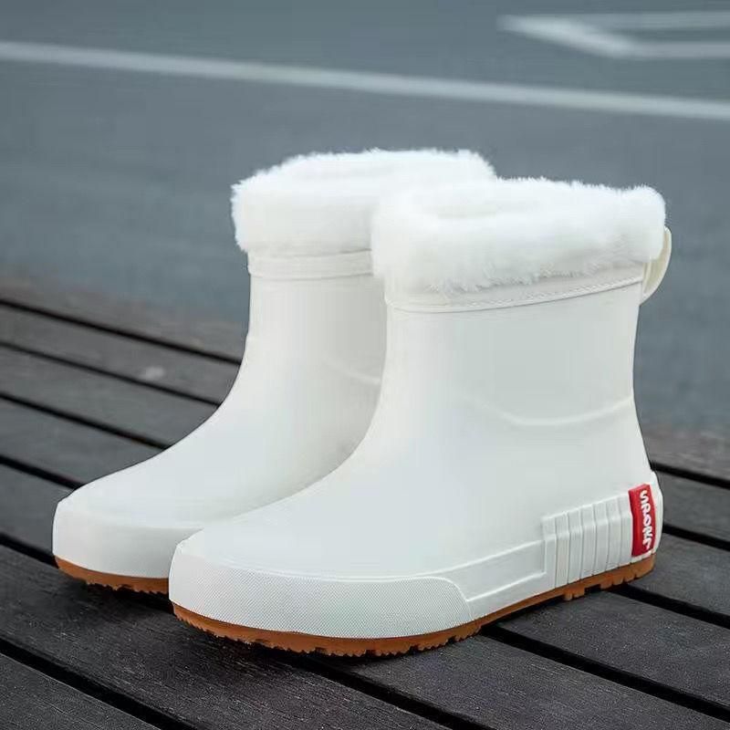 Stivali da pioggia da donna, slip-on, stivali da acqua di alta qualità, scarpe impermeabili, stivali da pioggia in gomma da donna, galosce da giardino, stivali antiscivolo2024_voghion.com