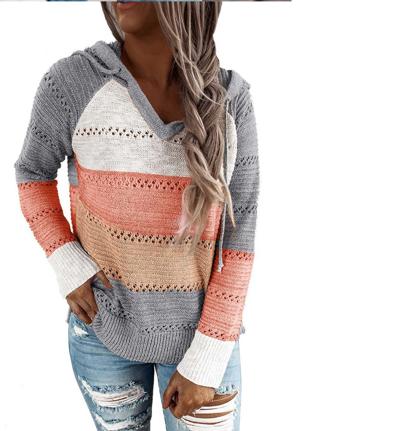 Damenbekleidung Originalbestellung Damenpullover Damenstrickpullover locker und trendy_voghion.com