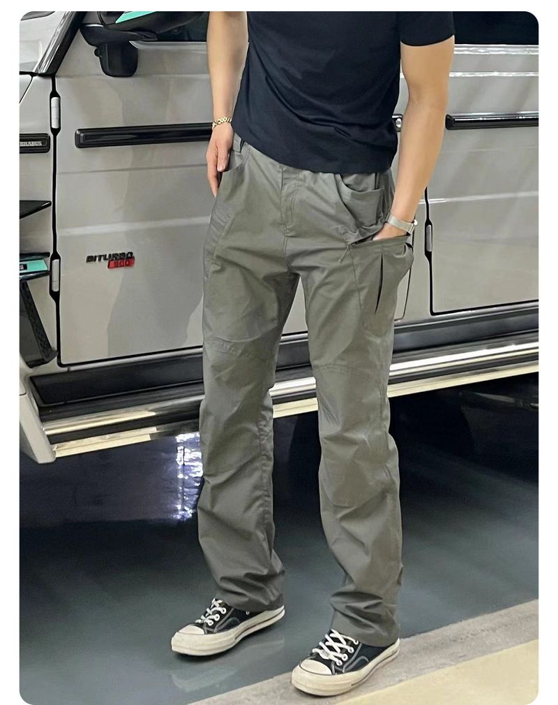 Tactical Cargo Pants For Men – Military-Inspired Utility Work Pants With Multi-Pockets (Straight Fit, 100% Cotton, DWR Coating For All-Weather Wear)_voghion.com