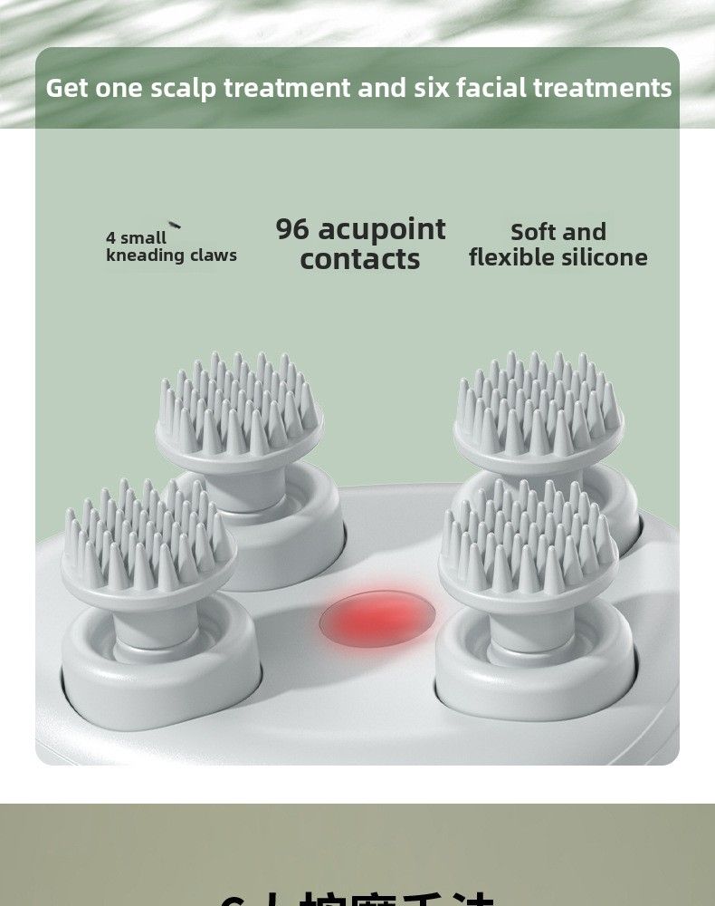 Mini Handheld Multifunctional Head Multi-Point Stimulation Smart Body Kneading Massager Factory Direct_voghion.com