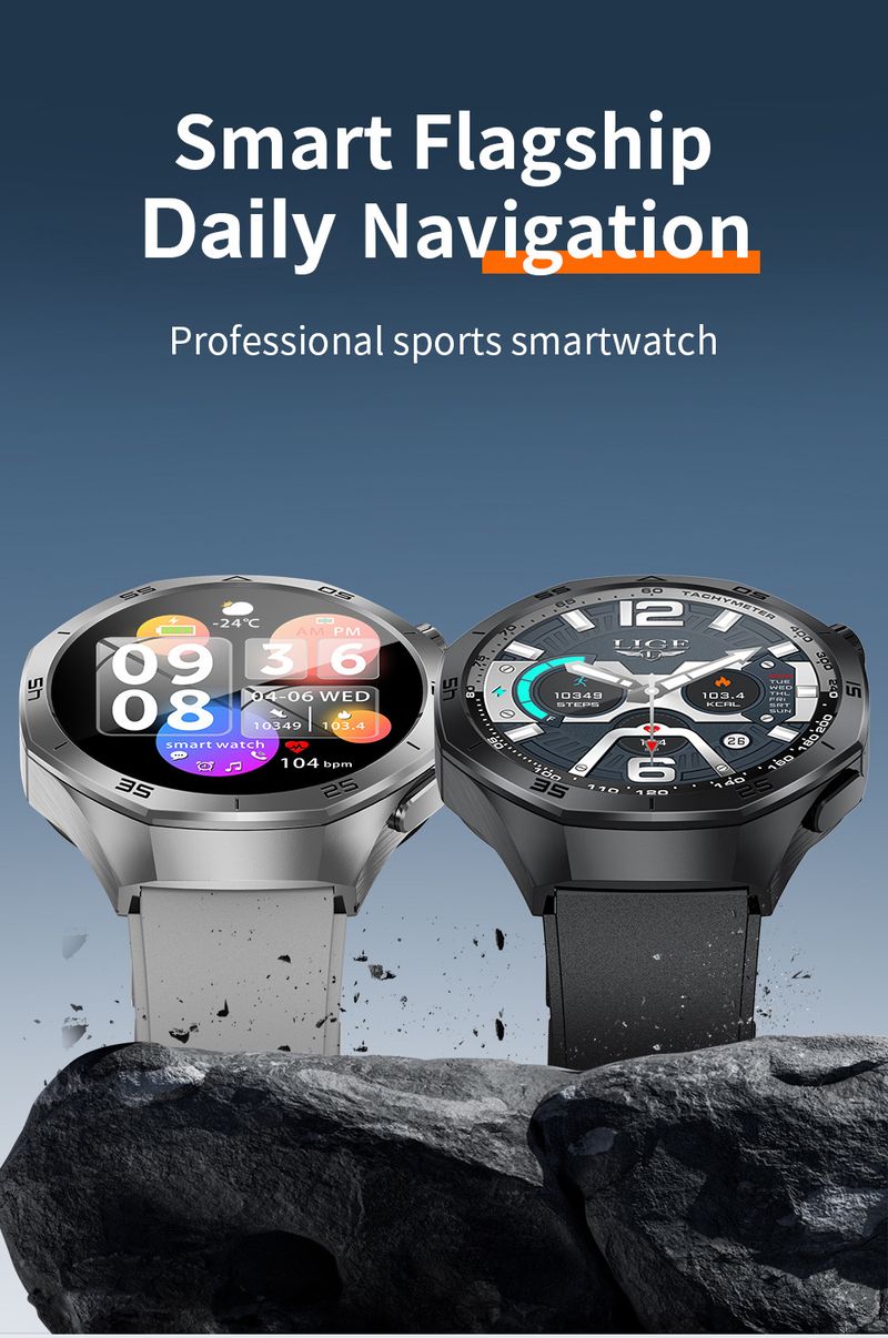 New Cross Border Smart Watch Sports Track Bluetooth Call Sports Mode Heart Rate Health Monitoring Watch_voghion.com