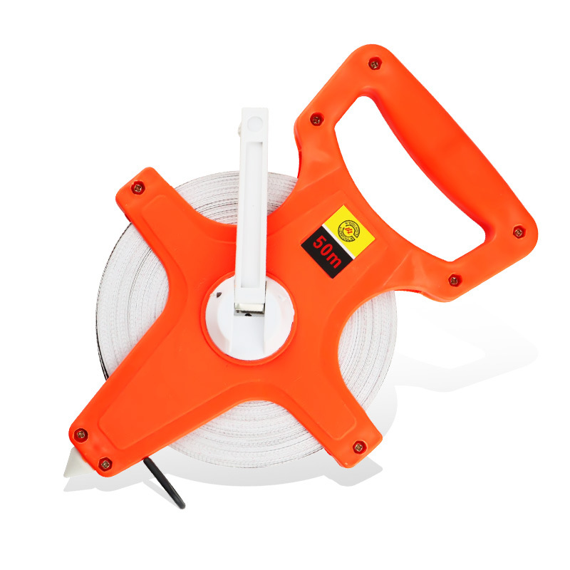 Fita métrica retrátil de 20/30/50/100 m, carretel aberto, escala métrica e imperial, régua de medição, gadget para marcenaria, medição de profundidade_voghion.com