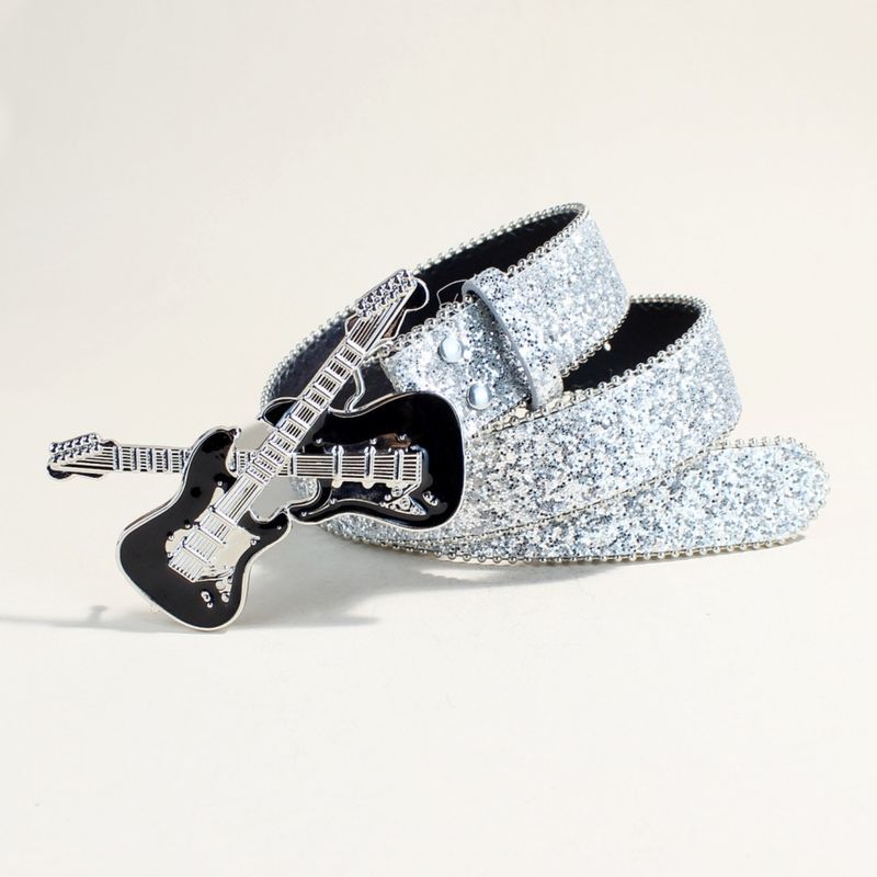 Y2K Punk Rock Riem Voor Vrouwen Glanzende Gotische Harnas Tailleketting Streetwear Metalen Studs Accessoire Grunge Esthetische Taille Cincher_voghion.com