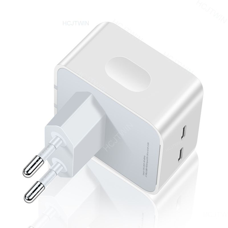 Festival de música PD40W Estándar británico Rápido Adecuado para cargador de teléfono Apple Puerto C 40W Salida de línea dual Cabezal de carga_voghion.com
