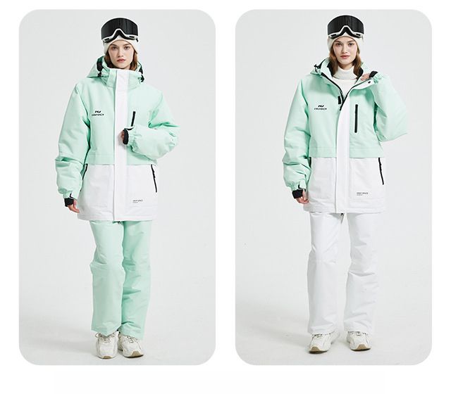 Kuangjian Neuer Unisex-Anzug Set Wasserdichte Warme Single- und Doppeldecker-Skijacke Ausrüstung Schneehose Outdoor-Skijacke Ausrüstung Schneehose_voghion.com