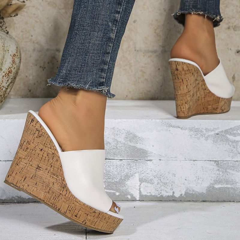 Neu Plattform Plattform Muffin Erhöhen frauen Sandalen Hausschuhe_voghion.com