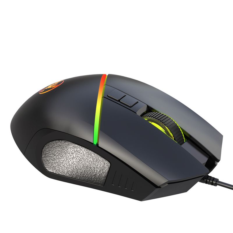New A876RGB wired gaming mouse 12800dpi adjustable ABS material 8D macro programming matte_voghion.com