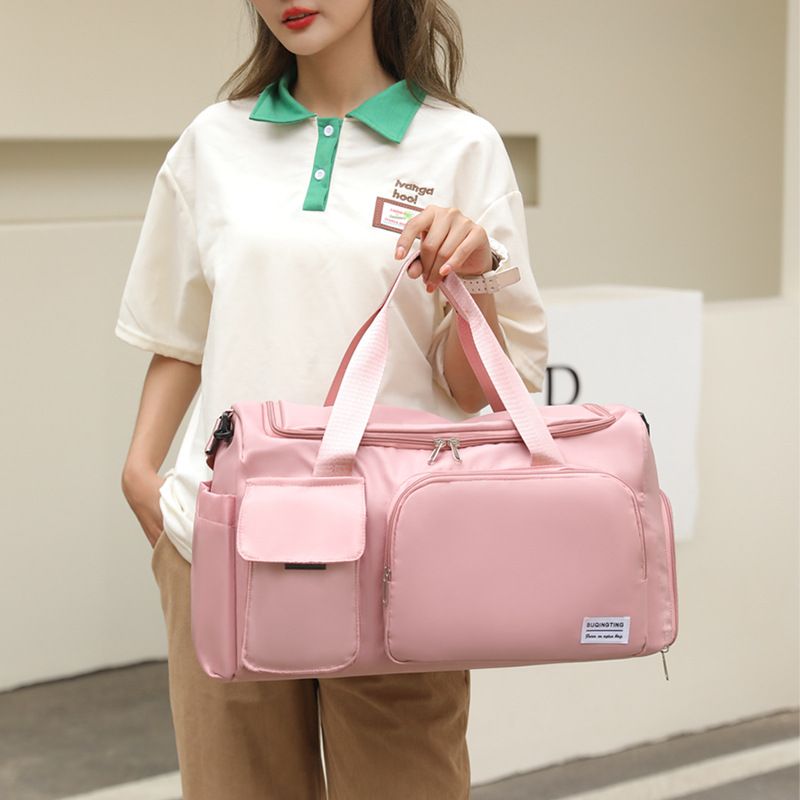 Einschultrige und Crossbody-Yoga-Fitnesstasche, Schwimmtrainingstasche mit großem Fassungsvermögen für Damen, Reisetasche für kurze Strecken_voghion.com