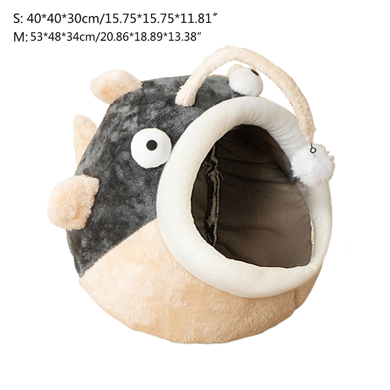 for Cat Cave Bed Tent For Indoor Small Dog & For Cat Non Slip House With Thick C_voghion.com