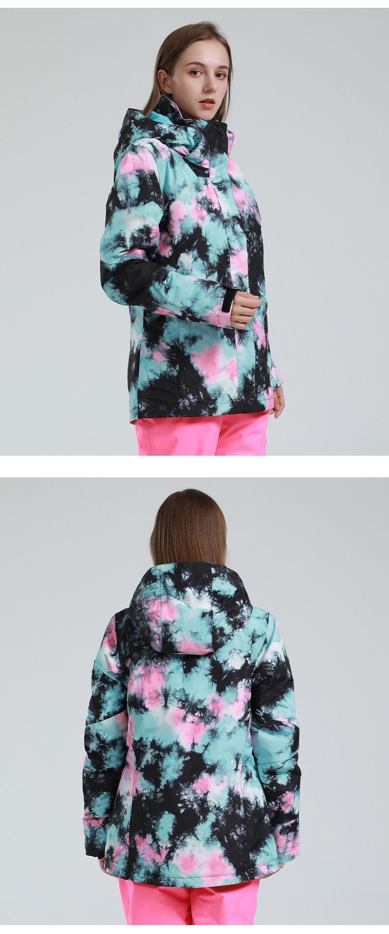 001 Nuovo sci invernale per donna, giacca da snowboard da neve calda e spessa, impermeabile e antivento, per il commercio estero_voghion.com