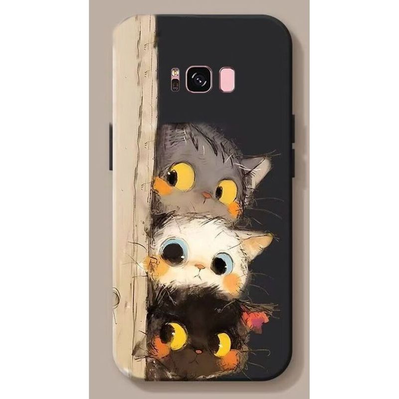 Capa para celular Samsung S8 (3G) com tela curva 3G versão antiga Galaxy S8+ proteção total de bordas unissex anti-queda_voghion.com