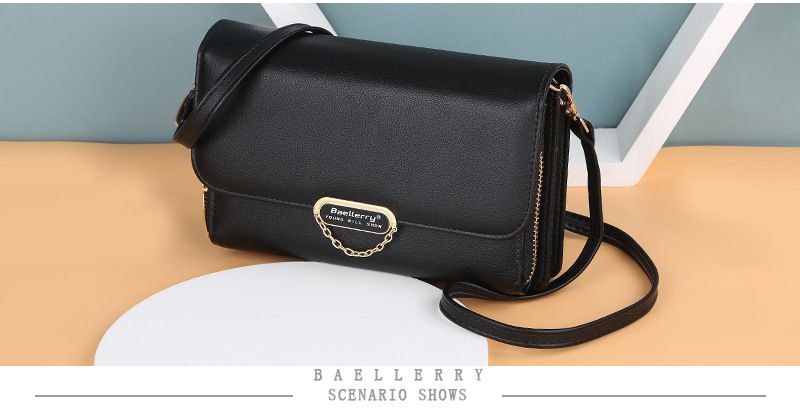 baellerry new women's wallet version large-capacity zipper mobile phone bag fashion all-match diagonal bag wholesale_voghion.com