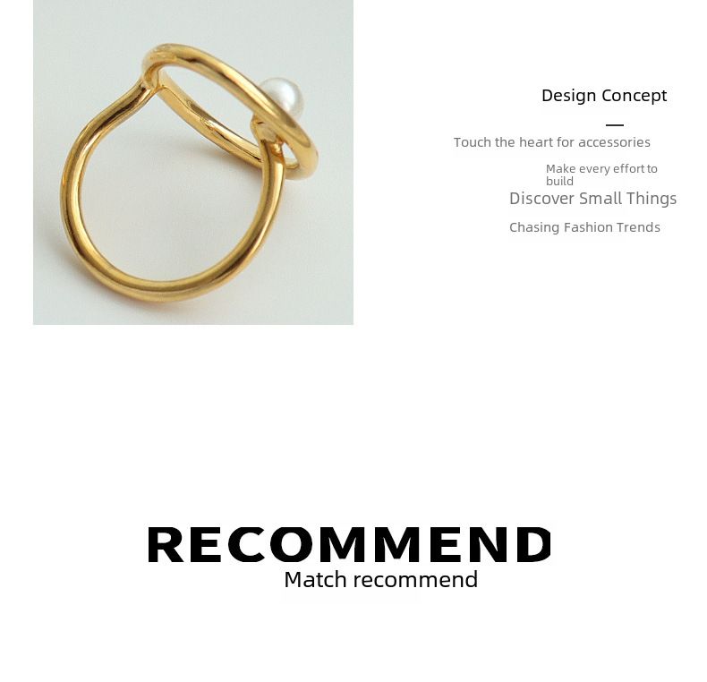 Fabrik en generation af galvanisering guld geometrisk titanium stålring perle personlighed mode ring smykker kvinder_voghion.com